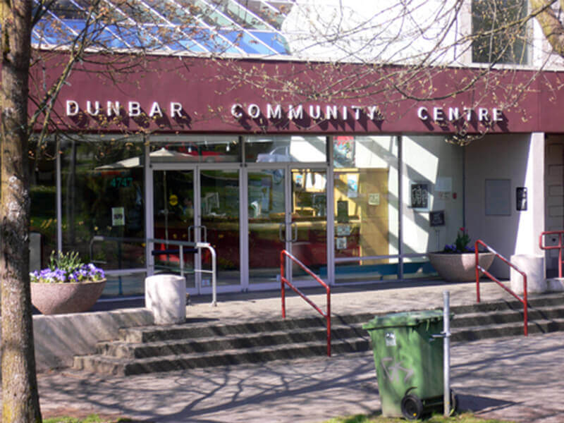 dunbar community centre dunbar street vancouver bc